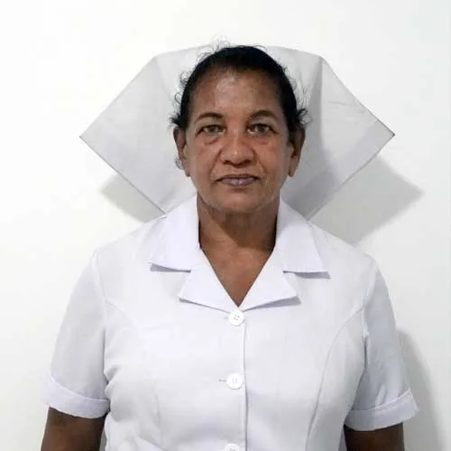 K.B.M. Lakshmi De
Silva - Registered Nursing Officer, Diploma in General Nursing,
NTS Colombo