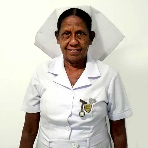Sr. M.W.D. Nandawatie
- Diploma in General Nursing, NTS Colombo